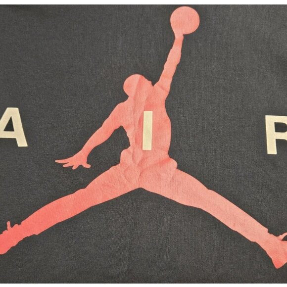 Air Jordan Sweatshirt Size 3XL Mens BLACK RED 689014-010 - Picture 2 of 8